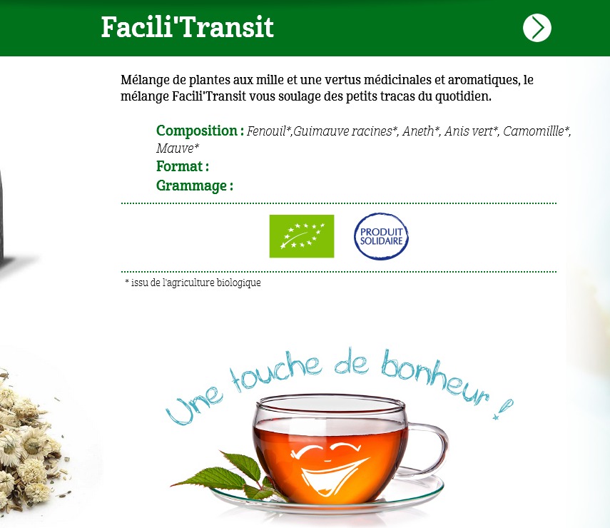 tisane constipation remède